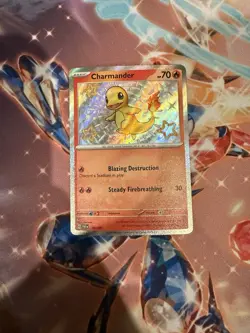 2024 Pokemon PAF EN #109/091 - Charmander - Shiny Rare - Image 1