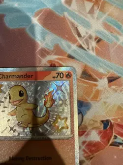 2024 Pokemon PAF EN #109/091 - Charmander - Shiny Rare - Image 5