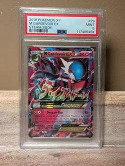 M GARDEVOIR EX 2016 POKEMON XY STEAM SIEGE RARE HOLO MINT 79/114 PSA 9 Q2820 - Image 1