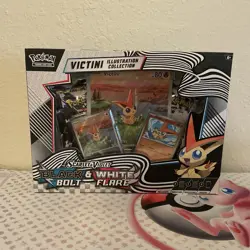 Pokemon TCG Scarlet & Violet Unova Victini Illustration Collection Box New - Image 1