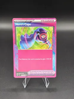 Pokemon TCG Hero's Cape 152/162 Temporal Forces Ace Spec Ace Rare Holo - Image 1