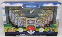 Factory Sealed 2022 Pokemon Go TCG V Radiant Eevee Premium Collection Box - Image 1
