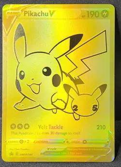 2019-2023 Pokemon SWSH Black Star Promos Pikachu V SWSH145 NM - Image 1
