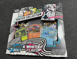 Pokemon Scarlet & Violet Black Bolt & White Flare Poster Collection NEW! SEALED! - Image 1