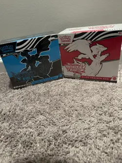 Pokemon Black Bolt and White Flare Elite Trainer Box ETB Lot of 2 FACTORY SEALED - Image 1