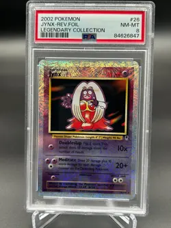 Pokemon Jynx 26/110 Legendary Collection Reverse Holo PSA 8 - Image 1