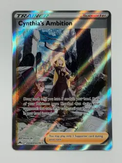 Pokemon Cards Cynthia's Ambition GG60/GG70 Crown Zenith Galarian Gallery - Image 1