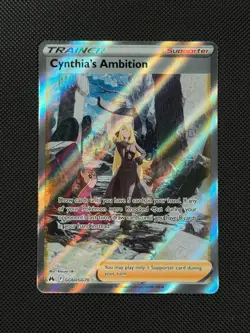 Pokemon Cards Cynthia's Ambition GG60/GG70 Crown Zenith Galarian Gallery - Image 2