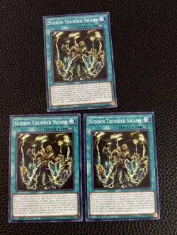 Sudden Thunder Swamp (X3) DUAD-EN072 Yugioh 1st Ed. (New) - Image 1