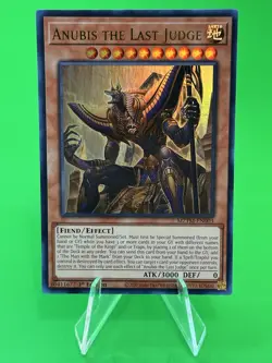 Yu-Gi-Oh Maze Of The Master Anubis The Last Judge Ultra Rare MZTM-EN003 NM!!! - Image 1