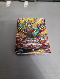 YUGIOH TCG FIRE KING STRUCTURE DECK - Image 1