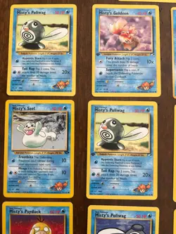Mistys Lot Gym Heroes - Pokemon TCG - 2000 22 Card Lot W/1st editions - Image 2