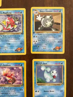 Mistys Lot Gym Heroes - Pokemon TCG - 2000 22 Card Lot W/1st editions - Image 3