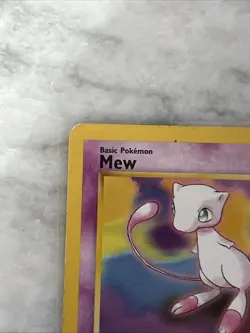 1 Vintage 1999 Pokemon Card Mew Black Star Promo 8 NM-Mint - Image 2