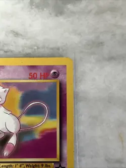 1 Vintage 1999 Pokemon Card Mew Black Star Promo 8 NM-Mint - Image 3