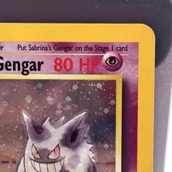 Pokemon TCG Sabrina's Ganger W/SWIRL Holo Rare Card 14/132 Gym Heroes - Image 3