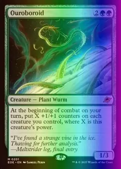 Ouroboroid Edge of Eternities Magic the Gathering FOIL Card M #201 - Image 1