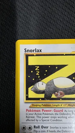 Snorlax Z Black Star Promo #49 Basic Pokemon Card TCG WOTC League - Image 2