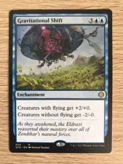 Gravitational Shift MTG Magic the Gathering Card NM Mint Starter Commander SCD - Image 1
