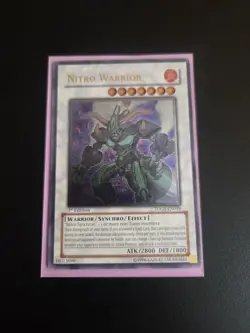 Nitro Warrior Ultimate Rare Yugioh Card TDGS-EN039 (Raw No Grade) - Image 1