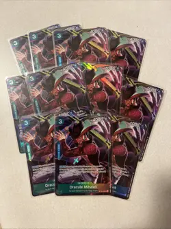 Dracule Mihawk ST12-003 One Piece Card Lot X 11 - Image 1