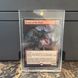 ~ Terror of the Peaks (Extended Art) ~ Foil ~ Magic 2021 Core Set ~ MTG ~ - Image 1