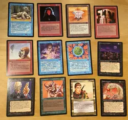 Lot Of 12 Vintage MTG Cards Antiquities Legends Dark - Image 1