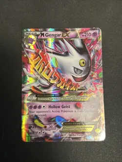 Mega Gengar EX Holo Black Star Promo Card XY166 XY Mint Condition - Image 1