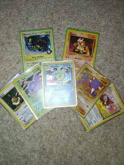 Bundle of 6 vintage pokemon cards - Image 1