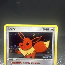 Pokemon Eevee EX Unseen Forces Reverse Holo Card 55/115 TCG - Image 3