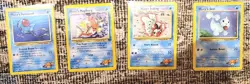 Pokemon TCG Gym Heros Lot (4 Cards) - Misty’s Tentacool, Magikarp, Seaking, Seel - Image 1