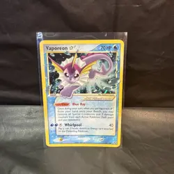 Vaporeon Gold Star Power Keepers Ultra Rare Holo Card 102/108 - Image 1