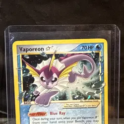 Vaporeon Gold Star Power Keepers Ultra Rare Holo Card 102/108 - Image 5