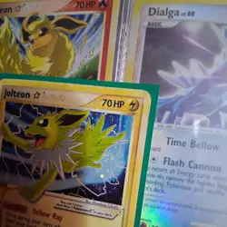 Jolteon Gold Star Holo Ultra Rare Vintage Pokemon Card 101/108 EX Power Keepers - Image 5