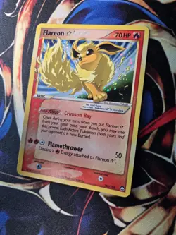 Flareon * Gold Star * 100/108 Power Keepers Holo * Pokemon Card - Image 1