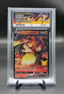 Ace 7 Lance's Charizard V SWSH133 Celebrations Promo Pokemon Card - Image 1