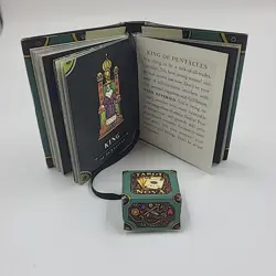 90s Miniature Tarot Book and Tiny Deck of 78 Tarot Cards by Running Press. VGC - Image 3