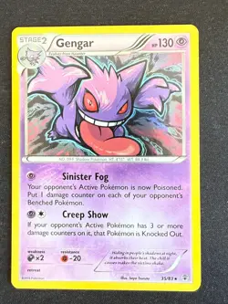 GENGAR 35/83 GENERATIONS ENGLISH POKEMON CARD TCG HOLO RARE 2016 - Image 1