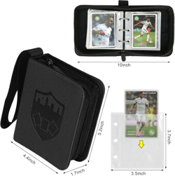 Mini Card Binder 1 Pocket, 80 Pockets Trading Card Binder, Premium Small 2 Pocke - Image 2