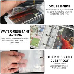Mini Card Binder 1 Pocket, 80 Pockets Trading Card Binder, Premium Small 2 Pocke - Image 5