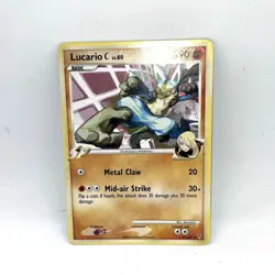 LUCARIO C LV. 60 Supreme Victors Set POKEMON Non-Holo 2009 Trading Card 31/147 - Image 1