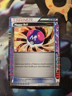 Master Ball 94/101 Plasma Blast Holo Ace Spec Pokemon TCG Card NM - Image 1