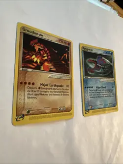 Kyogre Groudon Ex 001 002 Nintendo Black Star Promo Rare Pokemon Card - Image 2
