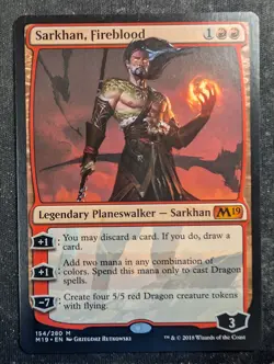 Sarkhan, Fireblood - Core Set 2019 / M19 (MTG) - Image 1