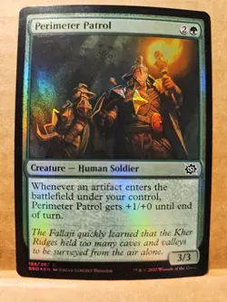 Perimeter Patrol The Brothers' War Foil See Description For Bonus - Image 1