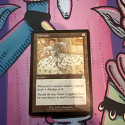 Caltrops #129 (MP) Urza's Destiny UDS Magic MTG - Image 1