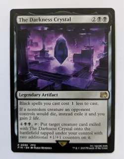 The Darkness Crystal Final Fantasy Regular Rare English NM R 0096 FF3 FFIII - Image 1