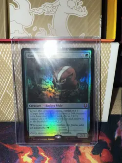 Badgermole Cub - MAGIC THE GATHERING - #167 - (FOIL) - Near Mint - Image 1