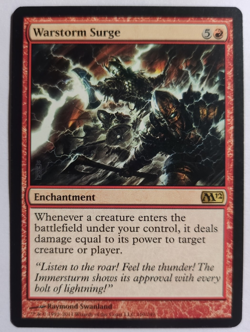 MTG Magic The Gathering - Warstorm Surge - M12 (#160) Reg NM - Image 1
