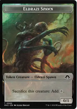 Eldrazi Spawn // Energy Reserve Double-Sided Token regular T - Modern Horizons 3 - Image 1